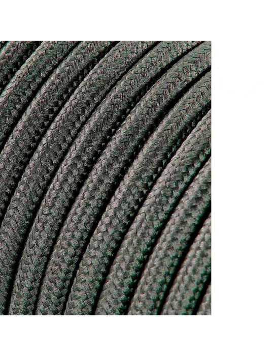 Lote de 25 Unidades Carrete Cable Cordón Tubular H03VV-F 2 x 0,75 mm² Gris Oscuro, 25 m EDM