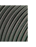 Lote de 25 Unidades Carrete Cable Cordón Tubular H03VV-F 2 x 0,75 mm² Gris Oscuro, 25 m EDM