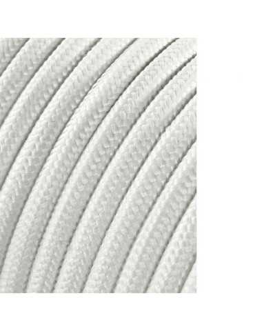 Lote de 25 Unidades Carrete Cable Cordón Tubular H03VV-F 2 x 0,75 mm² Blanco, 25 m EDM