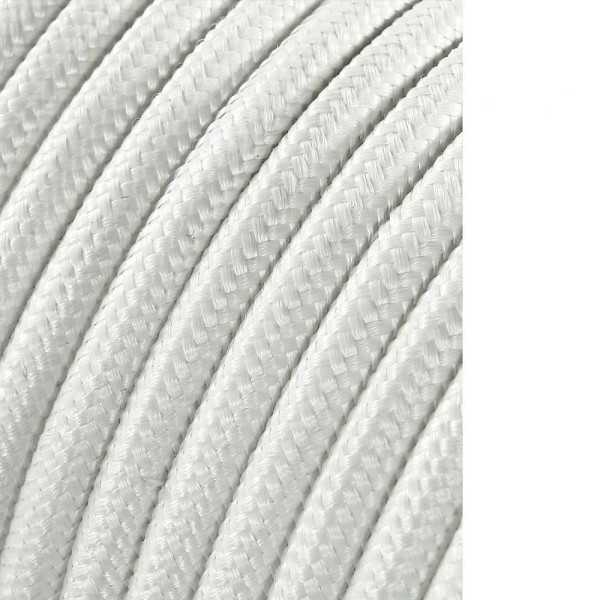 Lote de 25 Unidades Carrete Cable Cordón Tubular H03VV-F 2 x 0,75 mm² Blanco, 25 m EDM