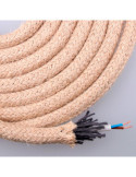 Lote de 20 Unidades Cable de Cuerda de Yute Redondo 2 x 0,75mm 20m EURO/m EDM