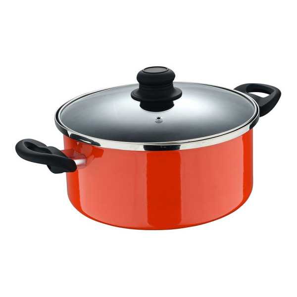 Cacerola de Acero al Carbono con Tapa, Inducción, Valencia Experto Ø24 cm SAN IGNACIO