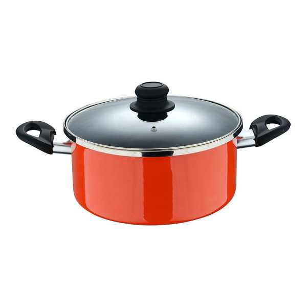 Cacerola de Acero al Carbono con Tapa, Inducción, Valencia Experto Ø24 cm SAN IGNACIO