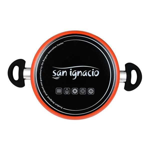 Cacerola de Acero al Carbono con Tapa, Inducción, Valencia Experto Ø24 cm SAN IGNACIO