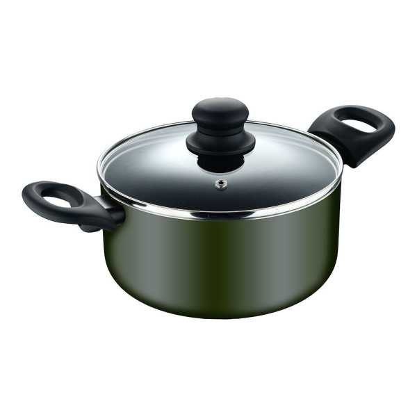 Cacerola de Aluminio Prensado con Tapa, Inducción, Experto Ø20 x 10 cm SAN IGNACIO