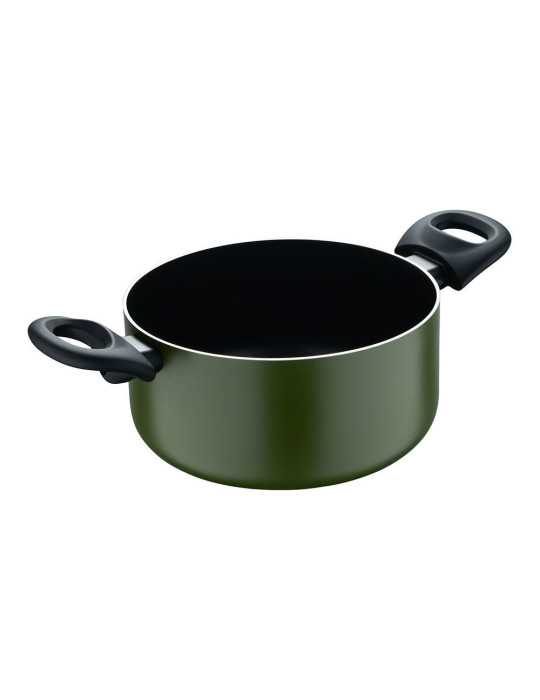 Cacerola de Aluminio Prensado con Tapa, Inducción, Experto Ø20 x 10 cm SAN IGNACIO