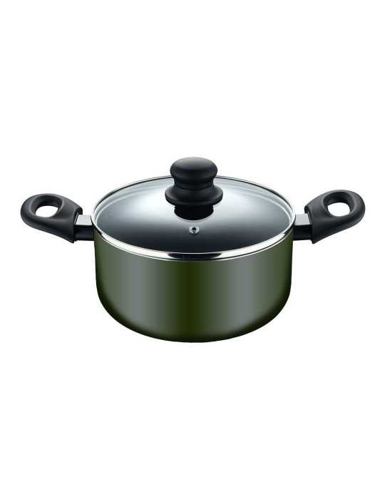 Cacerola de Aluminio Prensado con Tapa, Inducción, Experto Ø24 x 12 cm SAN IGNACIO