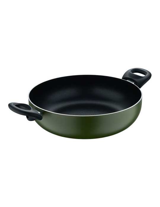 Olla Baja de Aluminio Prensado con Tapa, Inducción, Experto Ø28 x 8 cm SAN IGNACIO
