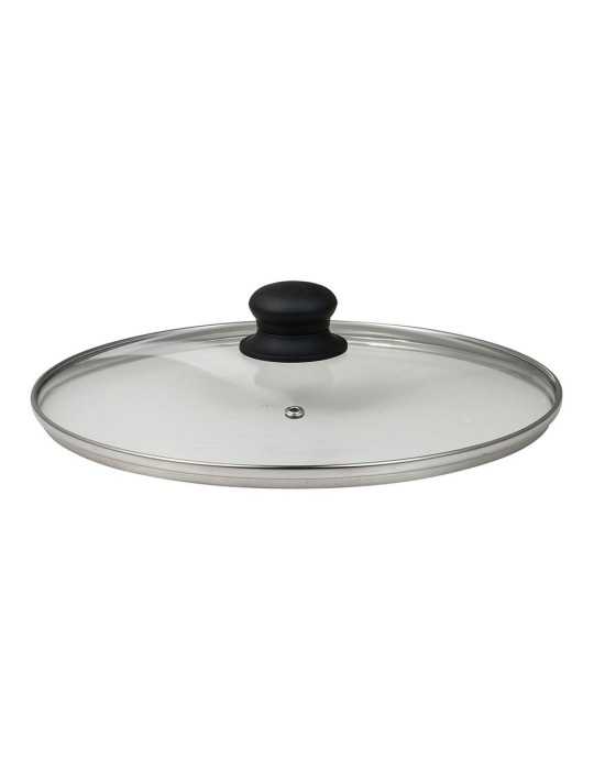 Olla Baja de Aluminio Prensado con Tapa, Inducción, Experto Ø28 x 8 cm SAN IGNACIO