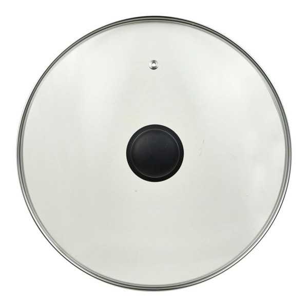 Olla Baja de Aluminio Prensado con Tapa, Inducción, Experto Ø28 x 8 cm SAN IGNACIO