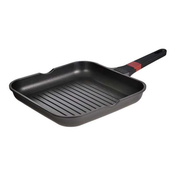 Sarten Asador Aluminio Fundido, Inducción, Denia Experto 28 x 28 x 4,5 cm SAN IGNACIO