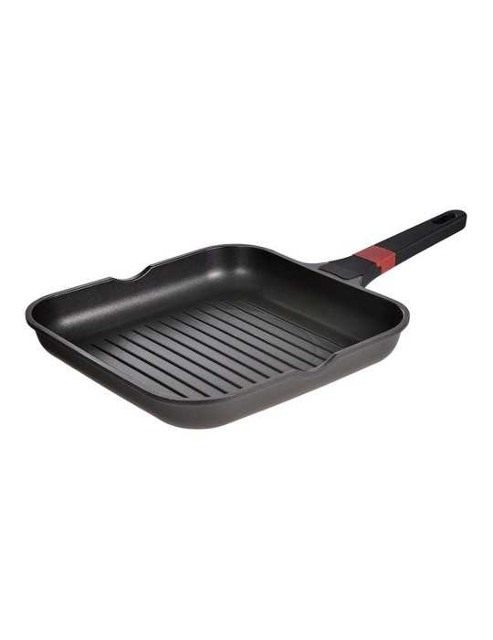 Sarten Asador Aluminio Fundido, Inducción, Denia Experto 28 x 28 x 4,5 cm SAN IGNACIO