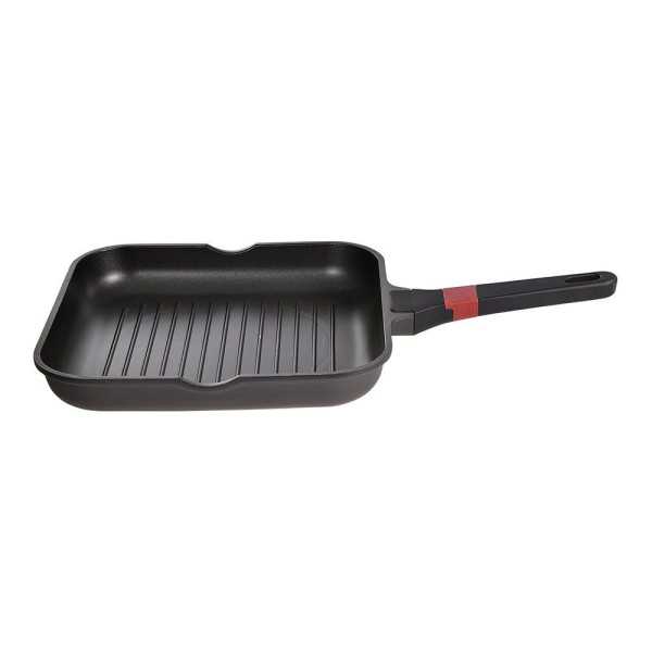 Sarten Asador Aluminio Fundido, Inducción, Denia Experto 28 x 28 x 4,5 cm SAN IGNACIO