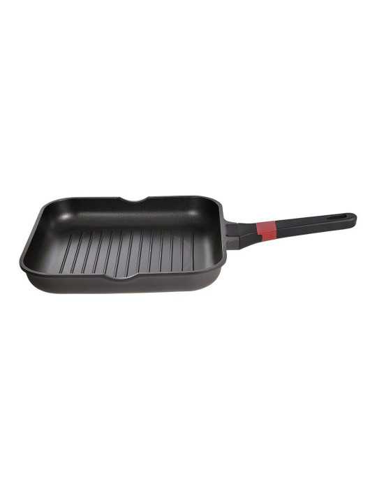 Sarten Asador Aluminio Fundido, Inducción, Denia Experto 28 x 28 x 4,5 cm SAN IGNACIO