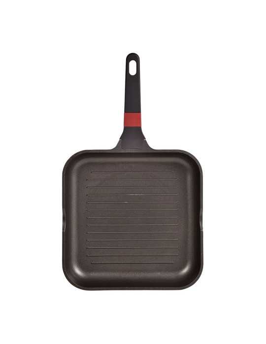 Sarten Asador Aluminio Fundido, Inducción, Denia Experto 28 x 28 x 4,5 cm SAN IGNACIO
