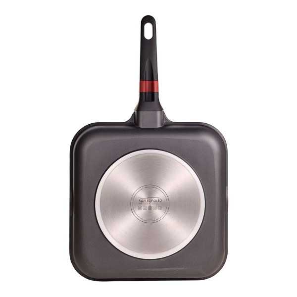 Sarten Asador Aluminio Fundido, Inducción, Denia Experto 28 x 28 x 4,5 cm SAN IGNACIO