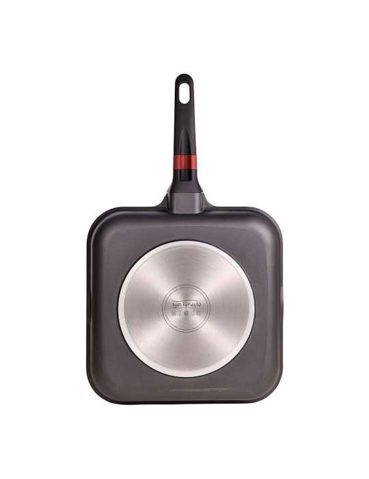 Sarten Asador Aluminio Fundido, Inducción, Denia Experto 28 x 28 x 4,5 cm SAN IGNACIO