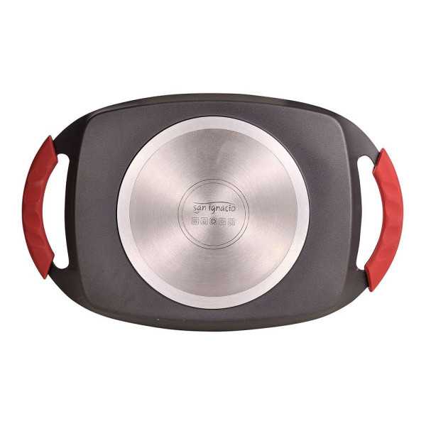 Asador Aluminio Fundido Inducción Denia Experto 36 x 23 cm SAN IGNACIO