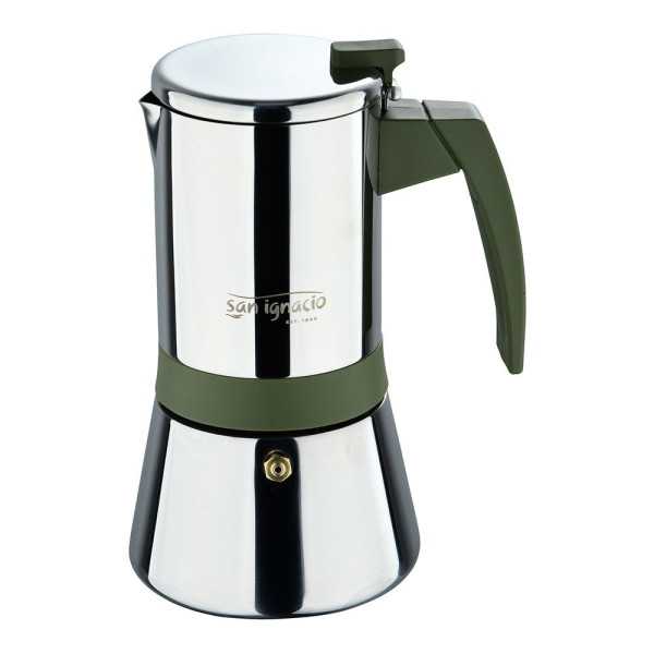 Cafetera de Acero Inoxidable, Experto, 6 Tazas, Ø10,5 x 19 cm SAN IGNACIO