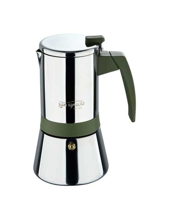 Cafetera de Acero Inoxidable, Experto, 6 Tazas, Ø10,5 x 19 cm SAN IGNACIO