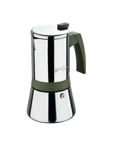 Cafetera de Acero Inoxidable, Experto, 9 Tazas, Ø12,5 x 22,5 cm SAN IGNACIO