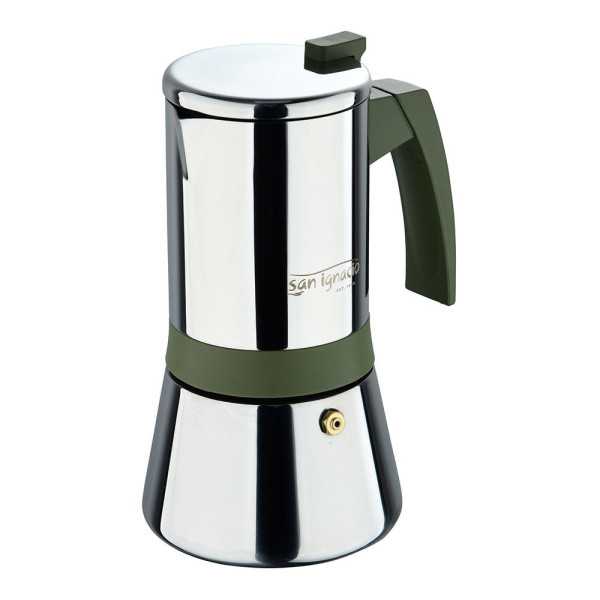 Cafetera de Acero Inoxidable, Experto, 9 Tazas, Ø12,5 x 22,5 cm SAN IGNACIO