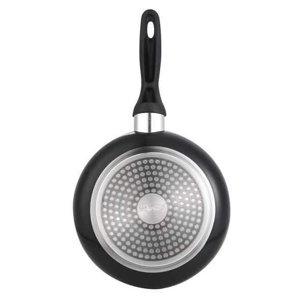 Set 3 Sartenes Aluminio Prensado Apto para Inducción Navy Black Ø16 / Ø20 / Ø24 cm SAN IGNACIO