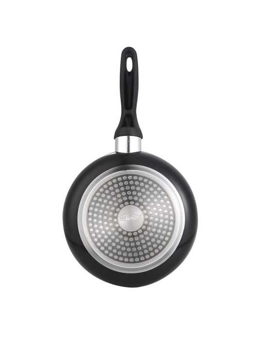 Set 3 Sartenes Aluminio Prensado Apto para Inducción Navy Black Ø16 / Ø20 / Ø24 cm SAN IGNACIO