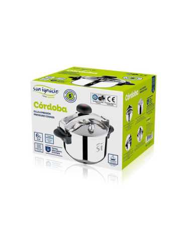 Olla A Presión 6 L Acero Inoxidable Cordoba Ø22 cm SAN IGNACIO 2