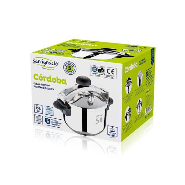 Olla A Presión 6 L Acero Inoxidable Cordoba Ø22 cm SAN IGNACIO