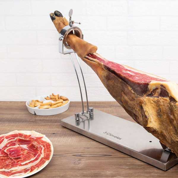 Jamonero con Cabezal Giratorio 39 x 50 x 16,5 cm 3 CLAVELES