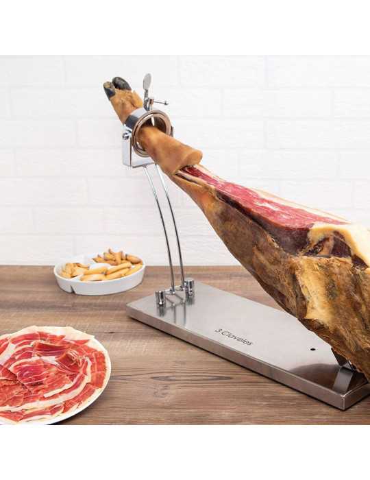 Jamonero con Cabezal Giratorio 39 x 50 x 16,5 cm 3 CLAVELES