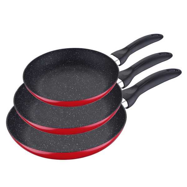 Set 3 Sartenes Aluminio Prensado Ø16 / Ø20 / Ø24 cm SAN IGNACIO