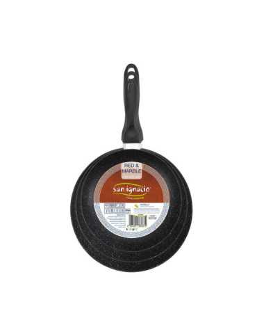Set 3 Sartenes Aluminio Prensado Ø16 / Ø20 / Ø24 cm SAN IGNACIO 2