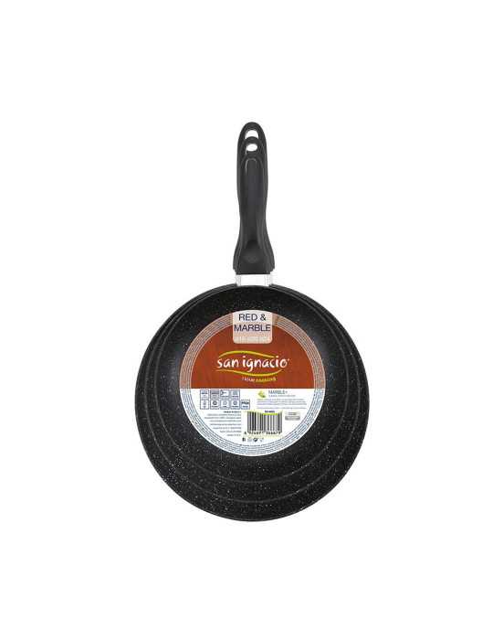 Set 3 Sartenes Aluminio Prensado Ø16 / Ø20 / Ø24 cm SAN IGNACIO