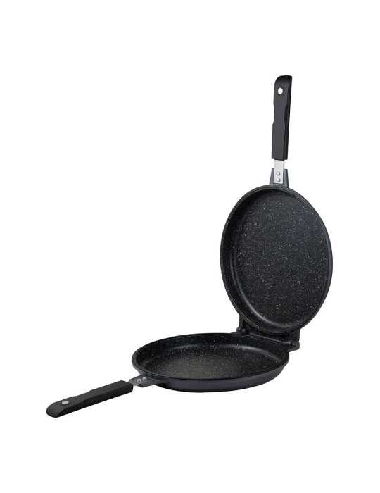 Sartén Doble de Aluminio Ind Forjado Polaris Ø26 cm SAN IGNACIO