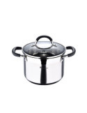 Olla 4 L de Acero Inoxidable con Tapa Foodies Ø20 x 14 cm MASTERPRO