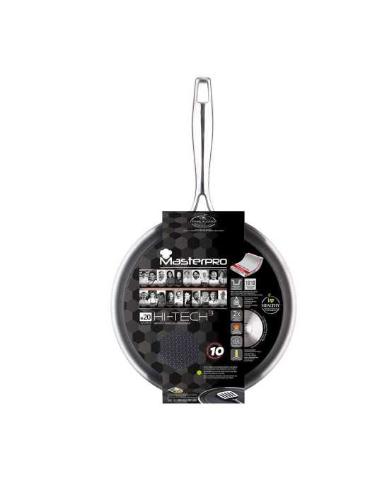 Sartén de Acero Inoxidable Hi-Tech 3 Ø20 cm MASTERPRO