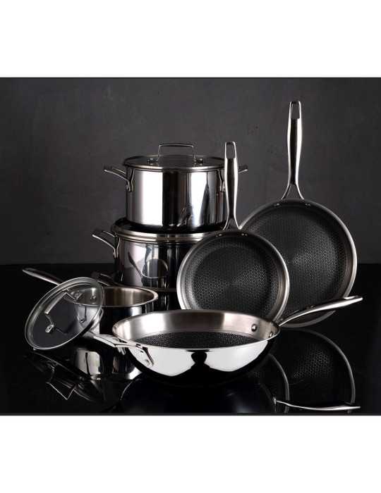 Sartén de Acero Inoxidable Hi-Tech 3 Ø20 cm MASTERPRO