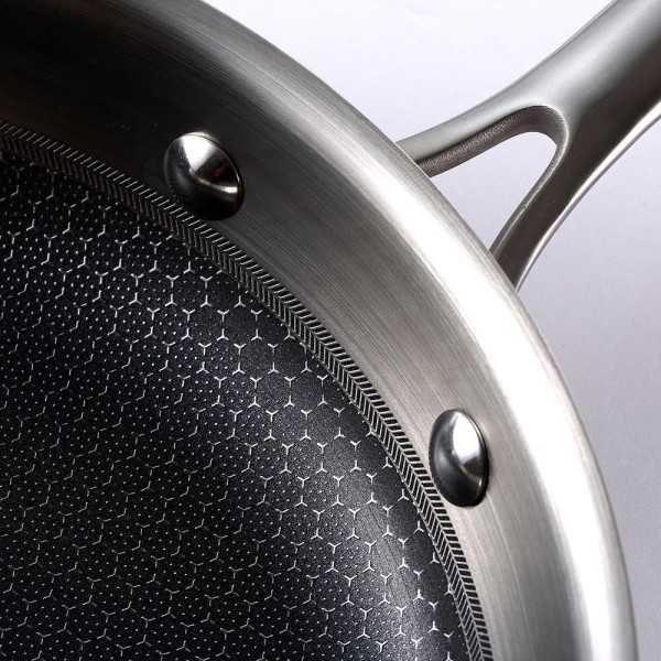 Sartén de Acero Inoxidable Hi-Tech 3 Ø24 cm MASTERPRO