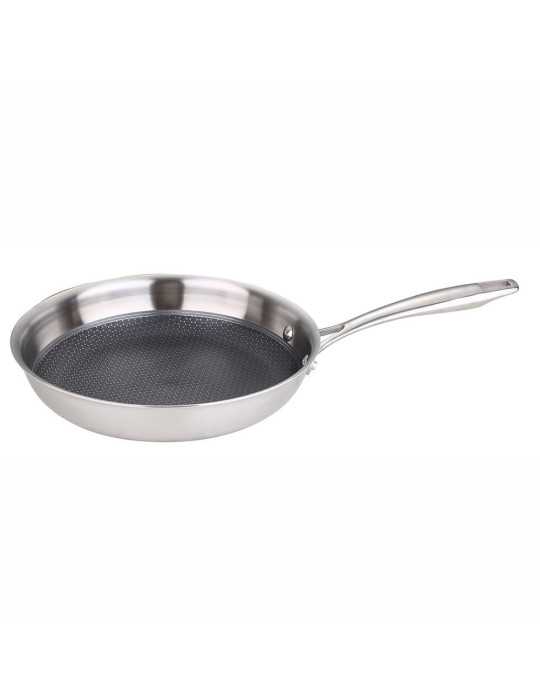 Sartén de Acero Inoxidable Hi-Tech 3 Ø28 cm MASTERPRO