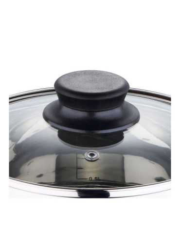 Bateria 5 Piezas de Acero Inoxidable Ind Toledo: Cazo Ø16 cm / Cacerola con Tapa Ø18 cm / Cacerola con Tapa Ø20 cm SAN IGNACIO 2