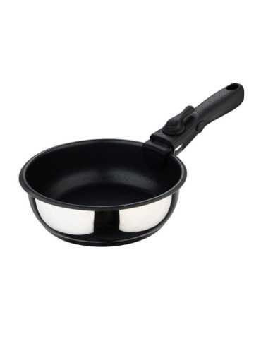 Set 3 Sartenes Acero Inoxidable Click & Cook Ø18 / Ø20 / Ø24 cm BERGNER 2