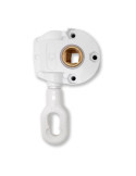 Máquina Enrollar Toldo, Especial Toldo Recto, Modelo TLD05, de Zamak con Acabado Blanco, 77 x 35 x 135 mm, Blister MICEL