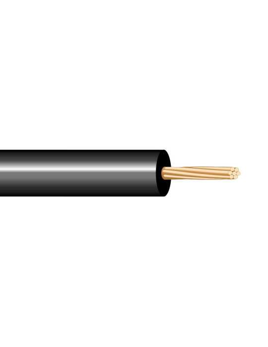 Lote de 200 Unidades Cablecillo H05V-K 0,50 mm² Negro EURO/m SEDILES