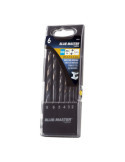 Brocas DIN338 Hss-Co Split Point/Antislip Inox Ø2-8 mm, Juego 6 Piezas BLUEMASTER
