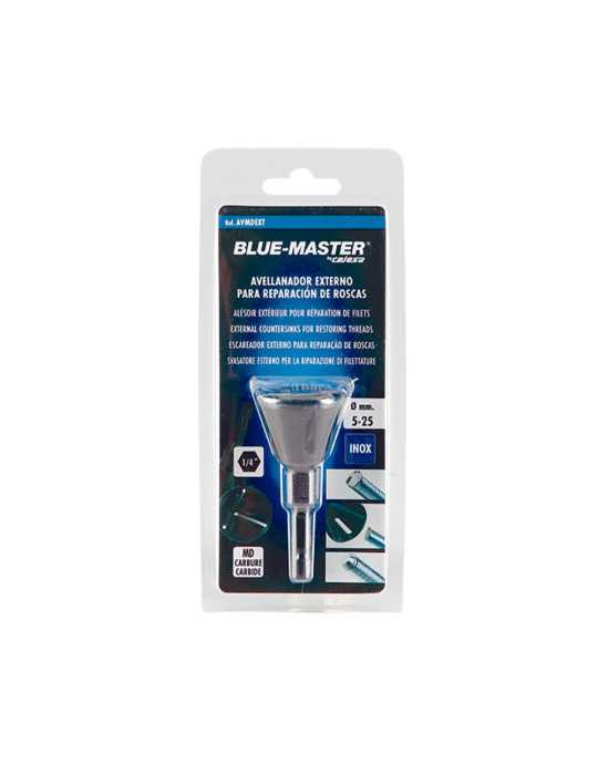 Avellanador Externo de Metal Duro (Tct) Ø5-25 mm BLUEMASTER