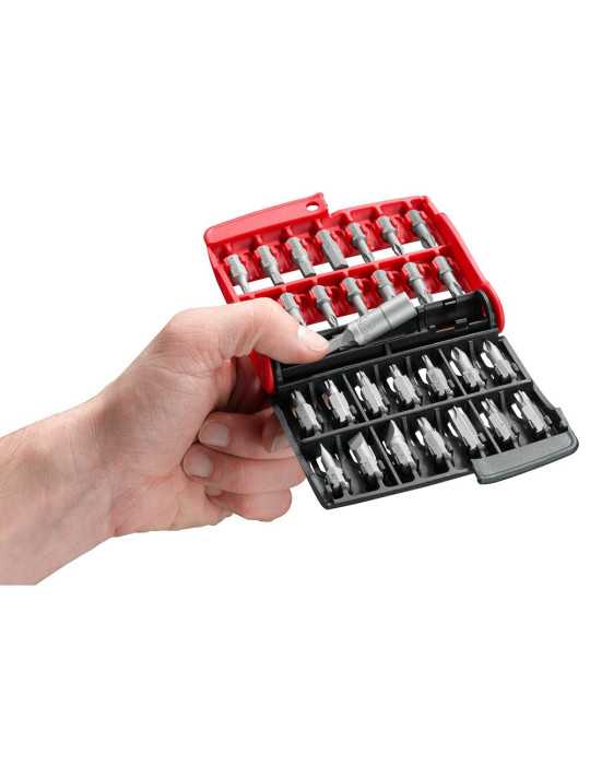 Puntas de Atornillar + Portapuntas, Juego 29 Piezas FACOM