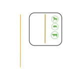Pack 50 Piquetas Fibra Amarilla 120 cm PASTORMATIC