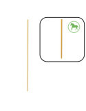 Pack 50 Piquetas Fibra Amarilla 150 cm PASTORMATIC